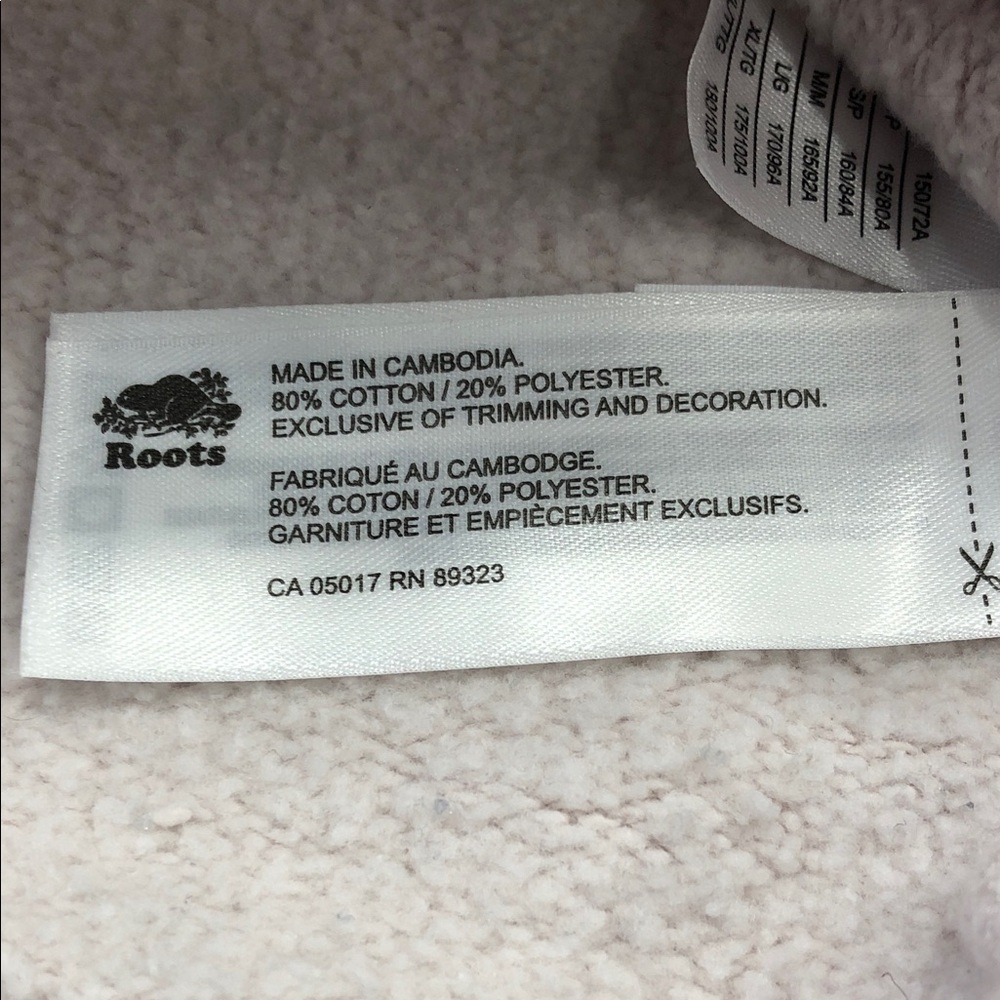 🦫Roots Women’s Oversized Sweatshirt – Size Small – Two-Tone Pink - Picture 9 of 13